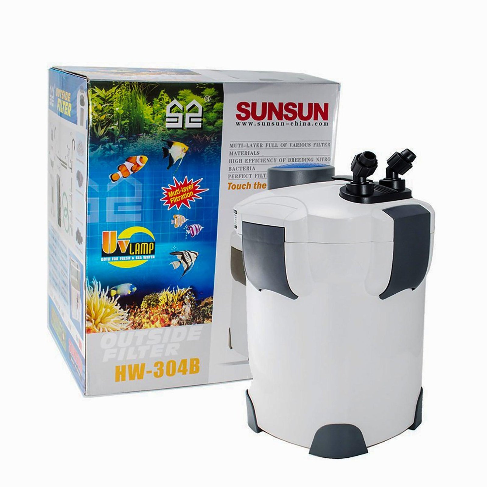 Sunsun HW-304B External Canister Filter (2000 L/H with UV)